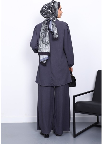 Füme Bürümcük Tunik Pantolonlu Takım fırsatları