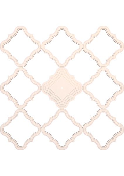 Lamba Tavan Göbeği MODÜLER-M-63-DÜZ-9-PARÇA-56CM