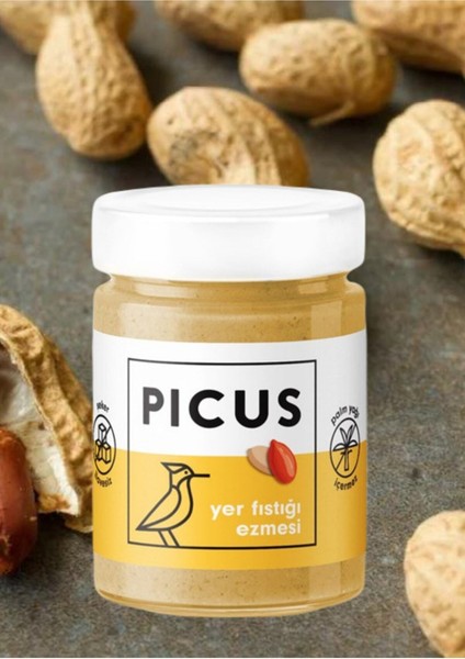 Fıstık Ezmesi 300 gr Türkiye Menşeli Doğal Katkısız Yüksek Proteinli Sağlıklı Atıştırmalık