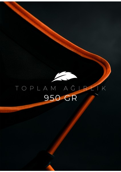 Loki Çantalı Katlanır Sandalye Turuncu