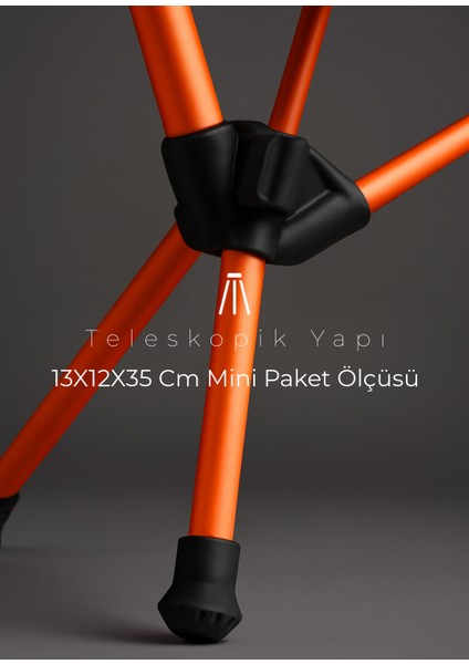 Loki Çantalı Katlanır Sandalye Turuncu