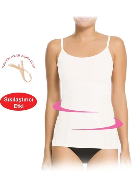 Ip Askılı Sıkılaştırıcı Dikişsiz Atlet Korse