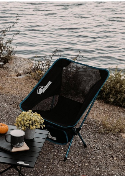 Loki Çantalı Katlanır Sandalye Mavi