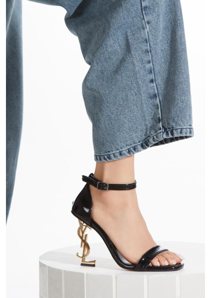 Prıncess Siyah Metal Yüksek Topuklu Zarif Abiye Ayakkabı fiyatları