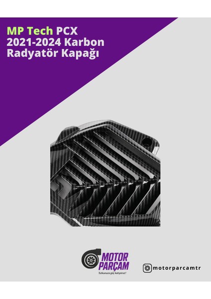 Honda Pcx 2021-2024 Karbon Radyatör Kapağı fiyatları