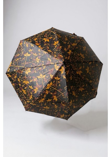 Otomatik Full Fonksiyon Açma Kapama Fiber Tel Kılıflı Desenli Kadın Kaliteli Lüx Siyah Şemsiye fırsatları