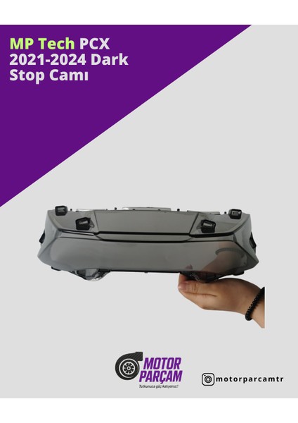 Honda Pcx 2021-2024 Dark Stop Camı