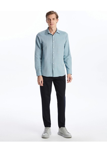 Lcwaıkıkı Formal Yeşil Slim Fit Uzun Kollu Oxford Erkek Gömlek fiyatları