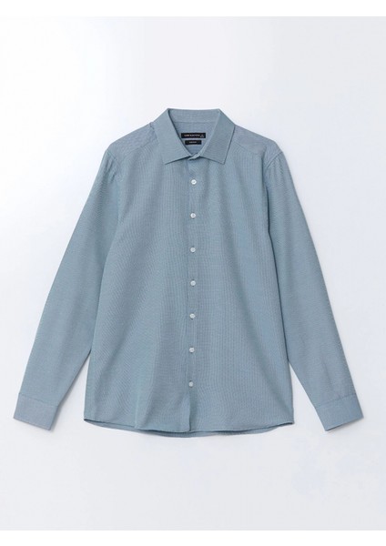 Lcwaıkıkı Formal Yeşil Slim Fit Uzun Kollu Oxford Erkek Gömlek indirimleri