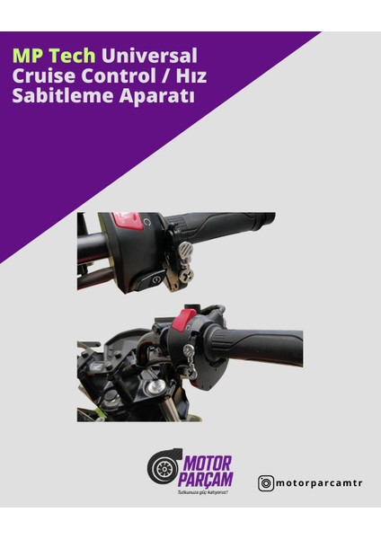 Universal Cruise Control / Hız Sabitleme Aparatı Motorsiklet modelleri