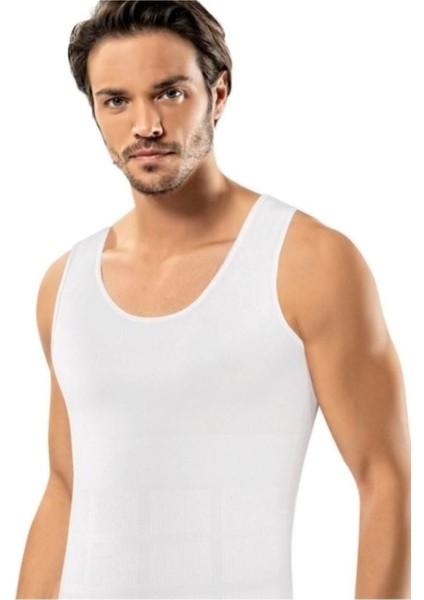 Beyaz Erkek Korse Atlet 650