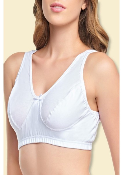 Kadın 6 Lı Paket Penye Yarım Atlet