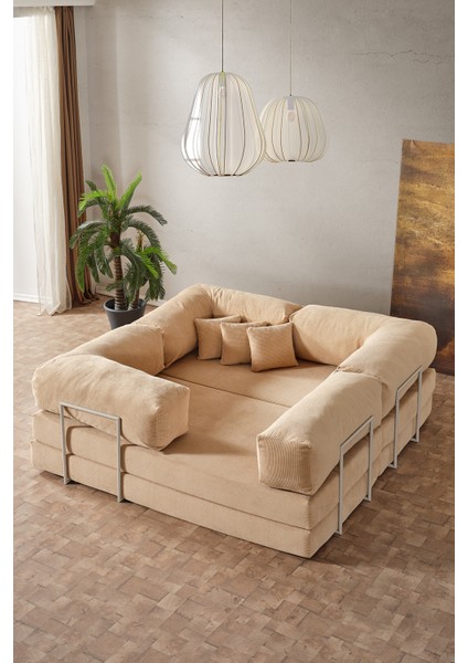 Legom Lucas Aktivite Koltuğu Yatak Olabilen Çok Amaçlı Kanepe L Koltuk Bej modelleri