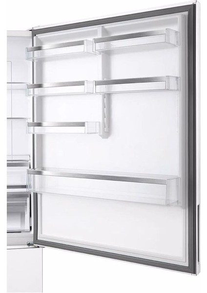 Çift Kapılı Buzdolabı 407 Lt E Sınıfı No Frost Beyaz Hızlı Soğutma ve Dondurma Özellikli
