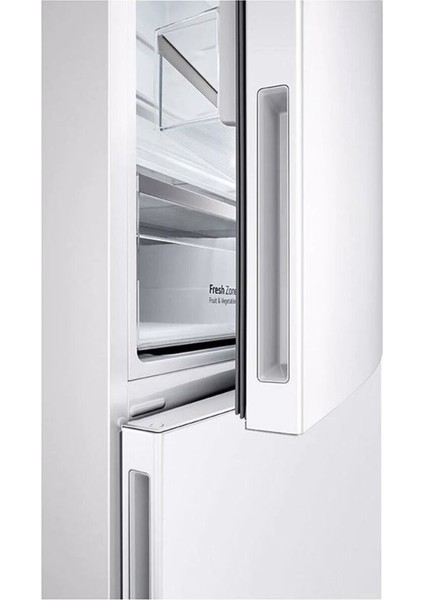 Çift Kapılı Buzdolabı 407 Lt E Sınıfı No Frost Beyaz Hızlı Soğutma ve Dondurma Özellikli