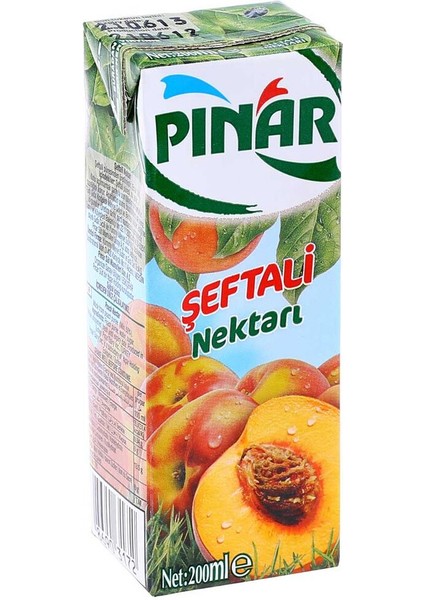 Pınar Şeftali Meyve Suyu 200 ml ( 27Lİ )
