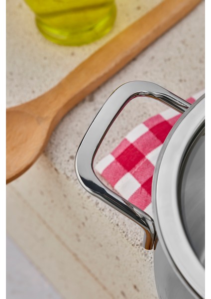 Lara 16 cm Paslanmaz Çelik Derin Tencere modelleri