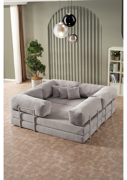 Legom Lucas Aktivite Koltuğu Yatak Olabilen Çok Amaçlı Kanepe L Koltuk Gri modelleri