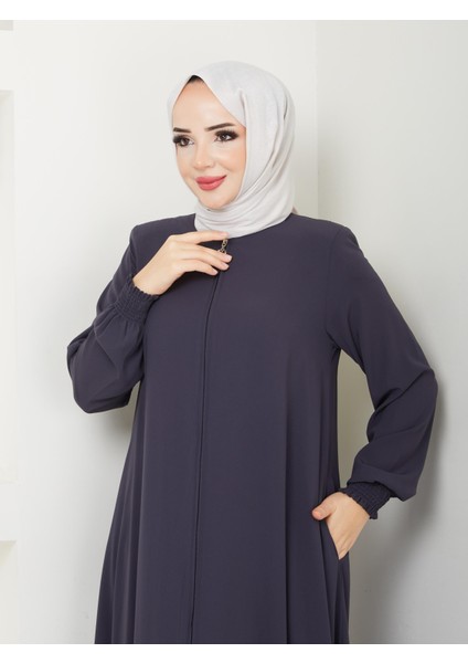 Gündelik Hac ve Umrelik Mevlana Kolu Gipe Dikişli Ferace modelleri