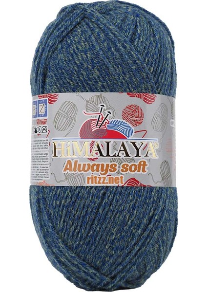 Always Soft 77014 Mavi Bej Kırçıllı