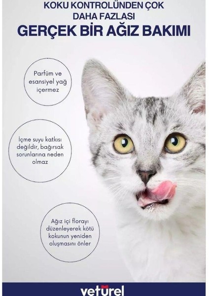Veturel Kedi ve Köpekler Için Ağız Göz ve Kulak Bakım Spreyi Başlangıç Seti 3X100 ml indirimleri
