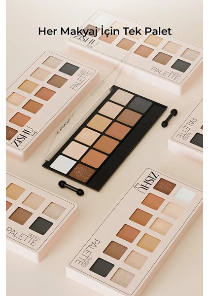 ZİSHU 12’li Mat ve Işıltılı Göz Farı Paleti fiyatları
