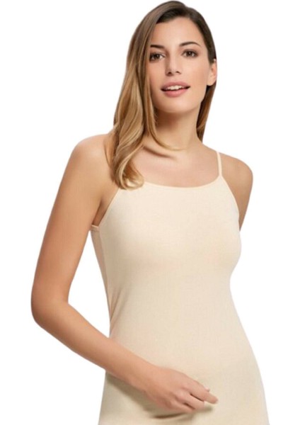 Kadın Ten Ip Askılı Atlet 663