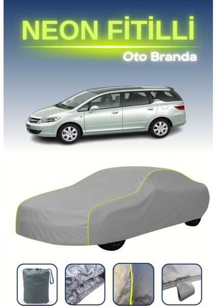 Gri [honda Airwave] Uyumlu Neon Fitilli Araba Brandası, Su ve Toz Geçirmez