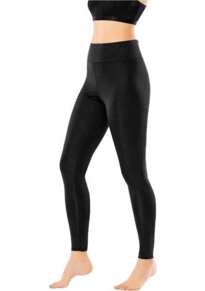 Kadın Siyah Dalgıç Sporcu Tayt Yeni Sezon (1 Adet Ekonomik)