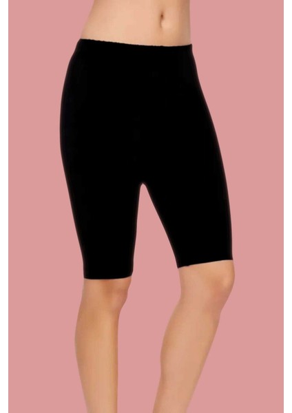 Likralı Modal Elastan Diz Üstü Tayt