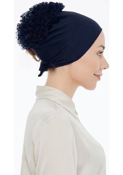 Mrm Fırfırlı Bone - Lacivert