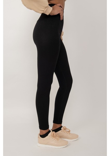 Yüksek Bel Fitilli Tayt modelleri