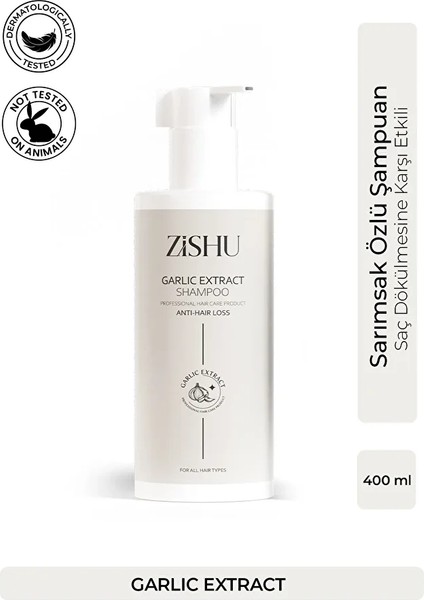 ZİSHU Sarımsak Özlü Şampuan – Saç Dökülmesine Karşı 400 ml