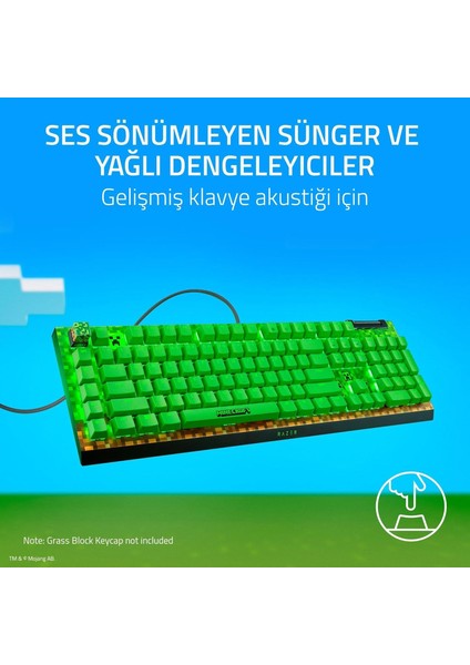 Blackwidow V4 x Kablolu Klavye Minecraft Edition RZ03-04704100-R3M1 fırsatları