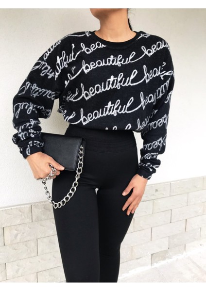 Kadın Siyah Çelik Örme Tayt indirimleri