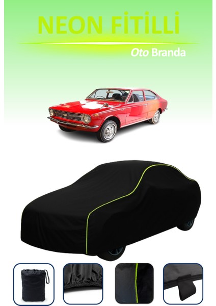 Siyah [toyota Corolla 1 Sprinter] Uyumlu Neon Fitilli Araba Brandası, Su ve Toz Geçirmez