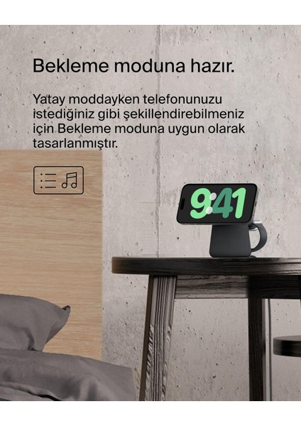 Boostcharge Pro 2'si 1 Arada Kablosuz Şarj Istasyonu modelleri