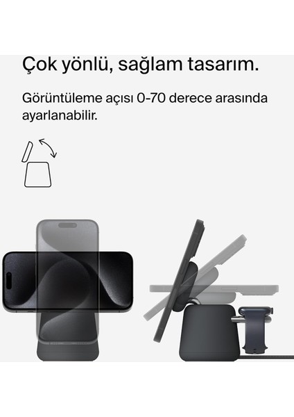 Boostcharge Pro 2'si 1 Arada Kablosuz Şarj Istasyonu fırsatları