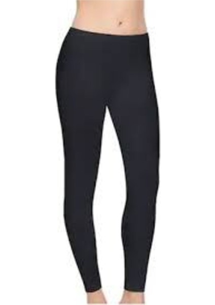 Kadın Siyah Thermal Tayt