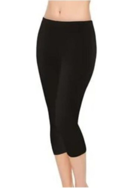 Kadın Likralı Kapri 2102 2li Paket Tayt