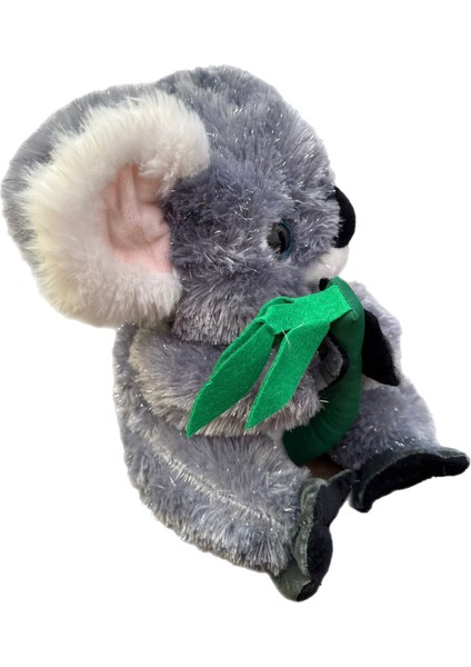 Sevimli Bambulu Kuyruklu Parlak Tüylü Koala Peluş Oyuncak 35 cm fiyatları