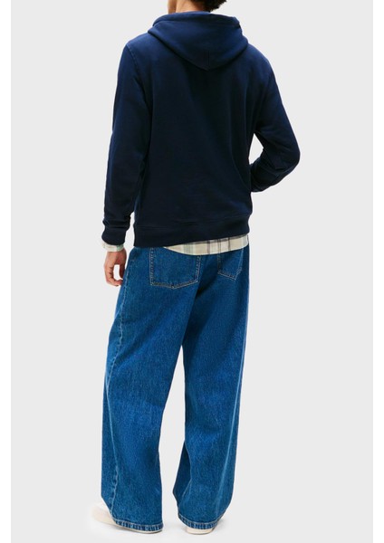 Logolu Pamuklu Regular Fit Kapüşonlu Polar Sweat Erkek Sweat DM0DM20746 0gy modelleri