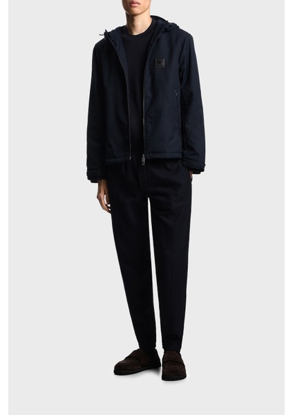 Logolu Regular Fit Kapüşonlu Mont Erkek Mont EM003417 AF18264 UB118 fiyatları