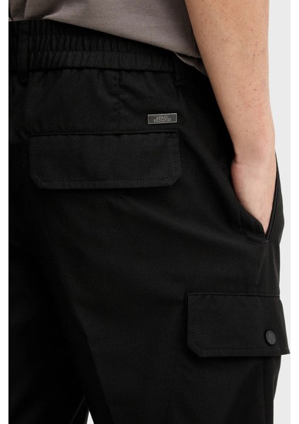 Relaxed Fit Normal Bel Lastikli Paça Kargo Pantolon Erkek Pantolon XM001208 AF12041 UC001 fırsatları