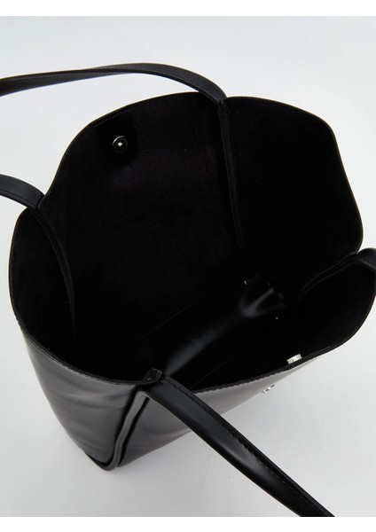 Lcw Accessorıes Siyah Deri Görünümlü Kadın Kol Çantası indirimleri