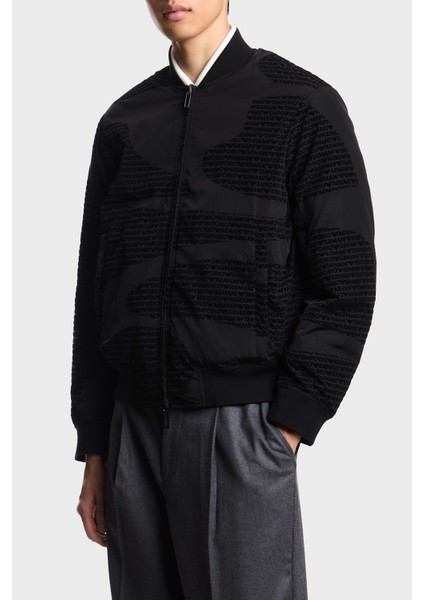 Jakarlı Logo Baskılı Regular Fit Kolej Yaka Çift Taraflı Mont Erkek Mont EM003783 AF19870 FC252