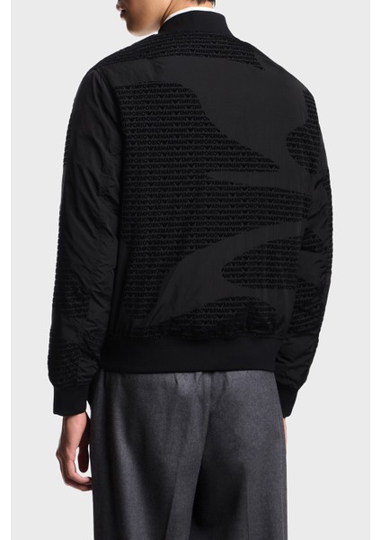 Jakarlı Logo Baskılı Regular Fit Kolej Yaka Çift Taraflı Mont Erkek Mont EM003783 AF19870 FC252 modelleri