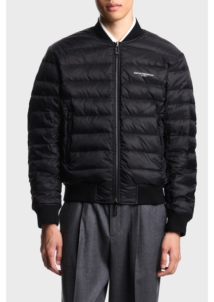 Jakarlı Logo Baskılı Regular Fit Kolej Yaka Çift Taraflı Mont Erkek Mont EM003783 AF19870 FC252 fırsatları