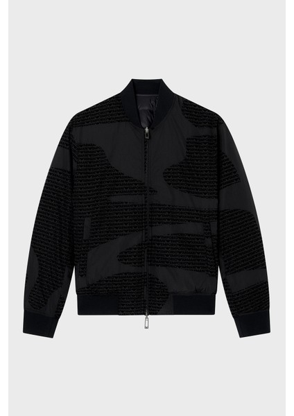 Jakarlı Logo Baskılı Regular Fit Kolej Yaka Çift Taraflı Mont Erkek Mont EM003783 AF19870 FC252