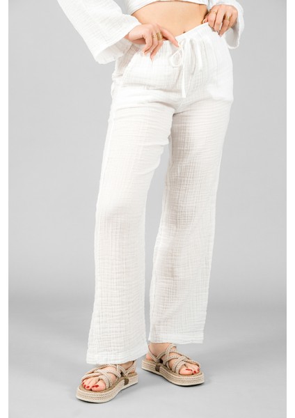 Müslin Kadın Palazzo Pantolon fırsatları